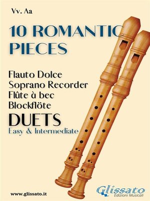 cover image of 10 Romantic Pieces (Soprano recorder duets)